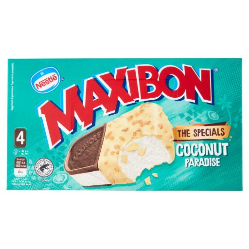Maxibon Coconut Paradise x4 228g