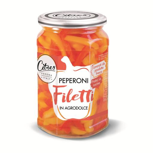 Peperono Filetti in Agrodolce 540g Citres