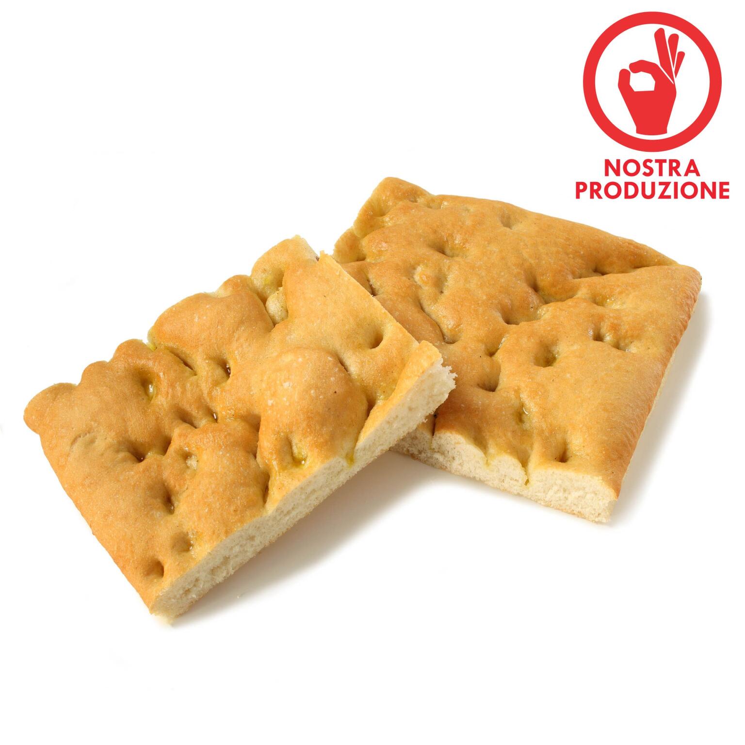 Focaccia classica nostra produzione