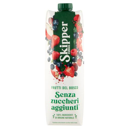 Succo ai frutti di bosco senza zucchero 1L Skipper Zuegg