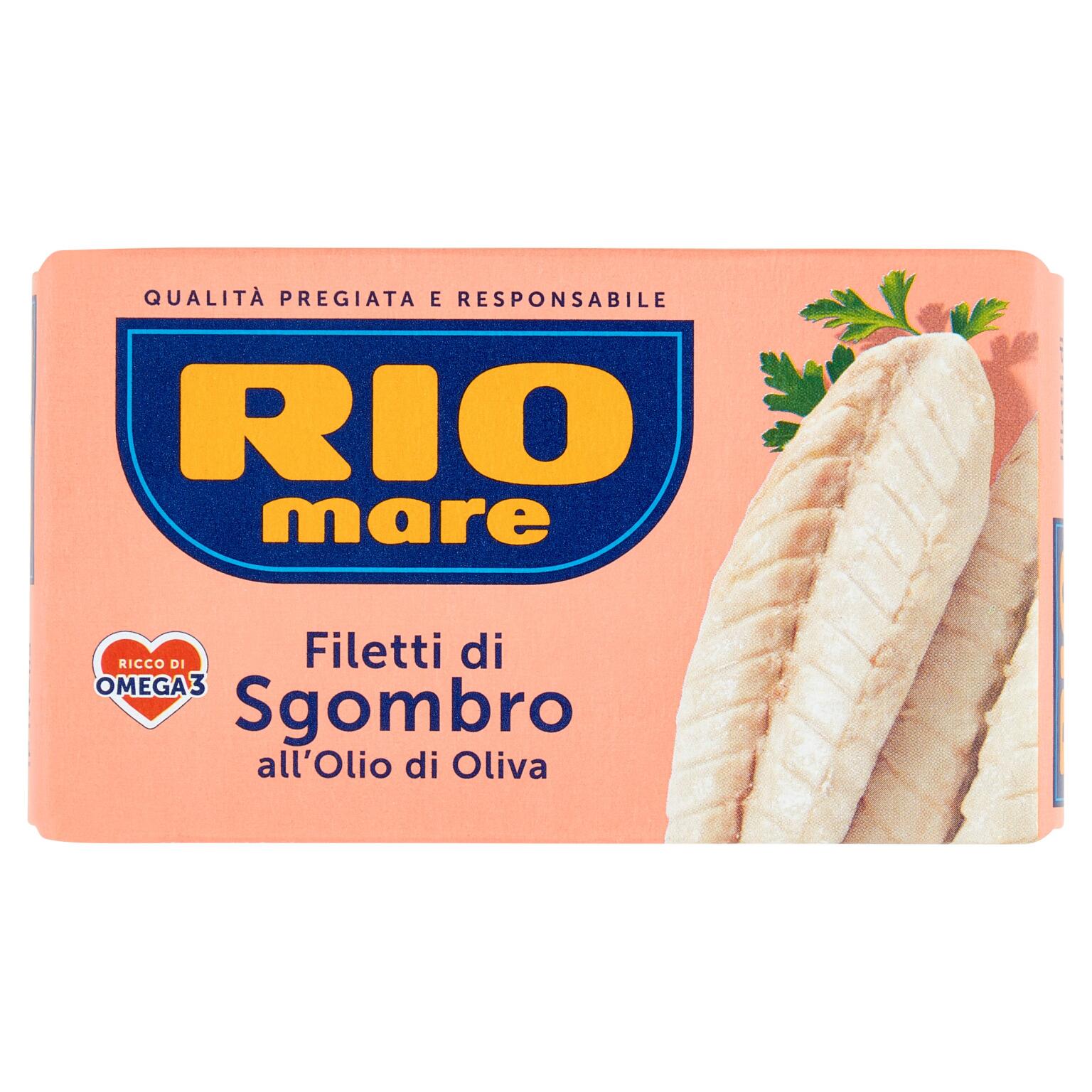 Filetti di sgombro il olio d'oliva 125g Rio Mare