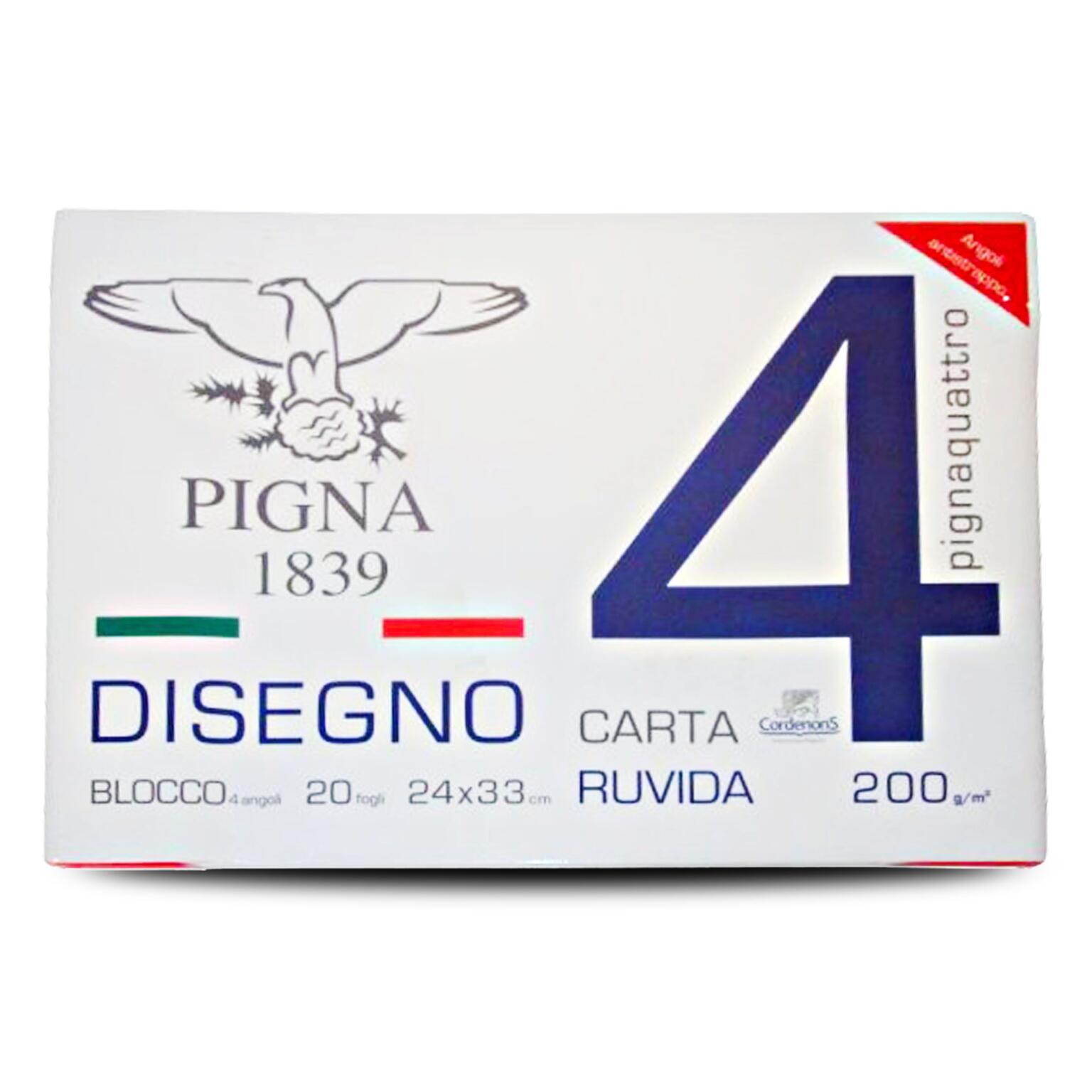Blocco F4 24x33 ff20 ruvido Pigna