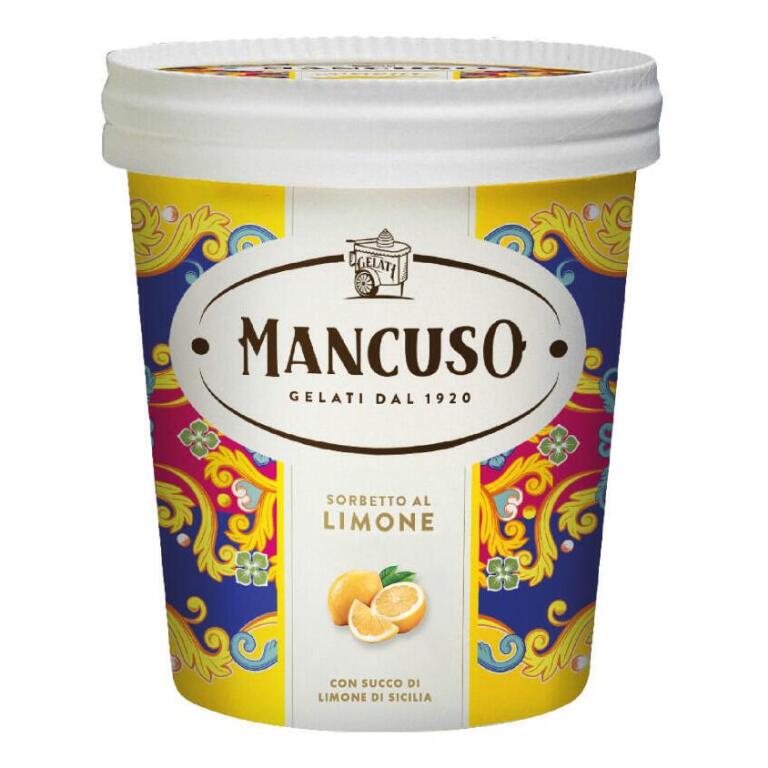 Barattolo 340g Sorbetto Limone Mancuso