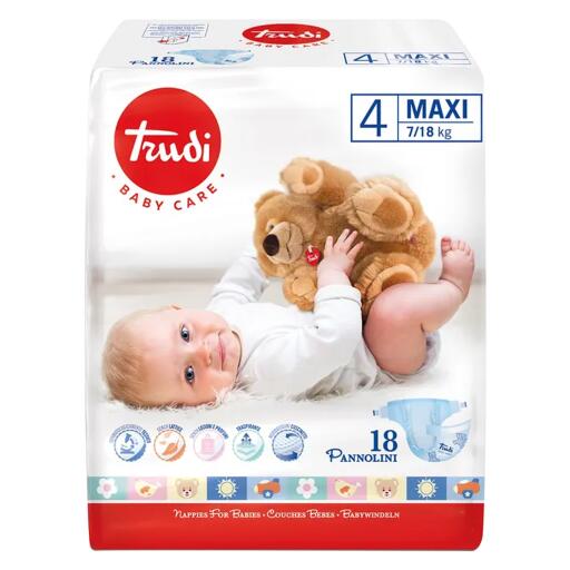 Pannolini maxi 7/18kg Trudi