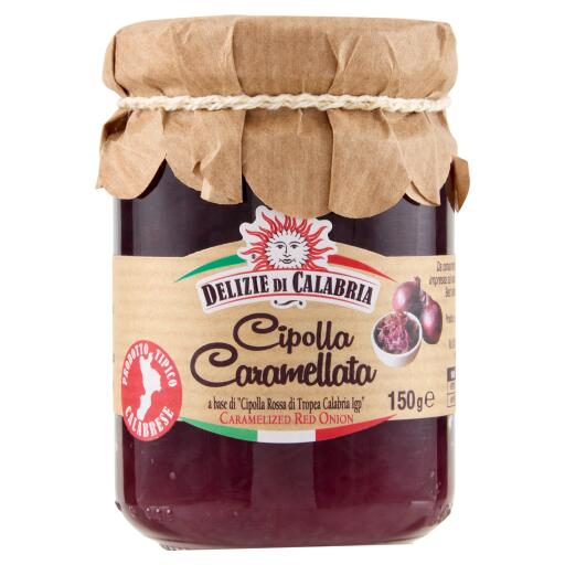 Cipolla Rossa di Tropea IGP Caramellata 150g Delizie di Calabria