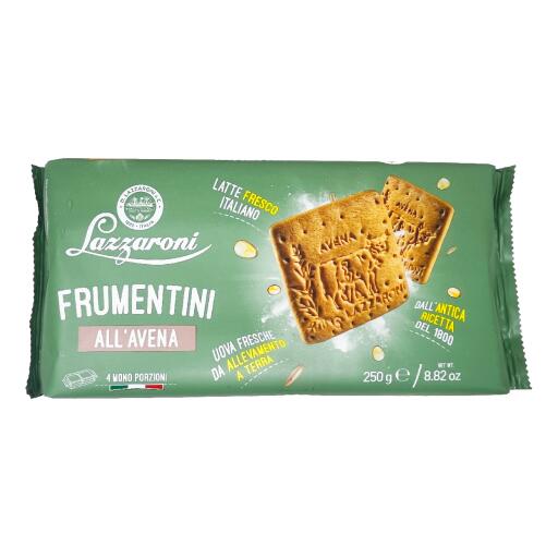 Biscotti Frumentini all'avena 250g.Lazzaroni