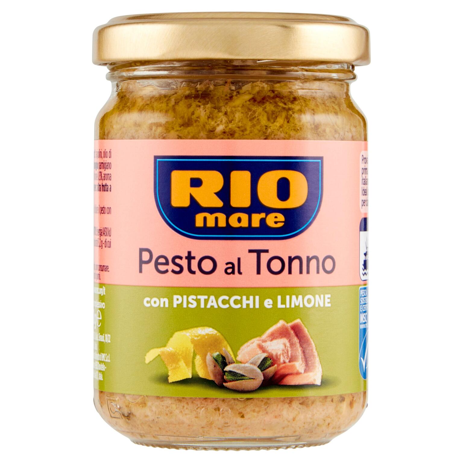 Pesto al Tonno Pistacchio e Limone 130g Rio Mare