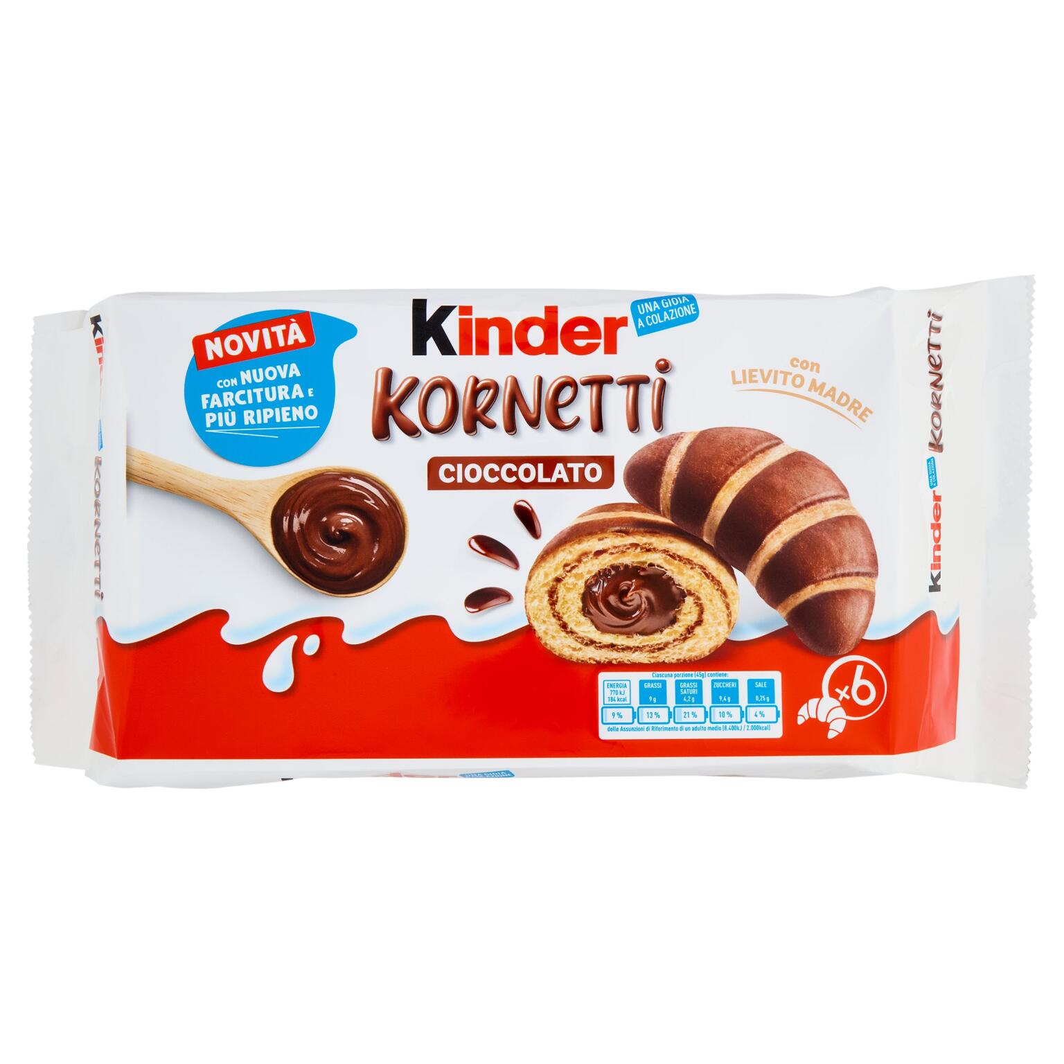 Kornetti al Cioccolato t6 252g Kinder Ferrero