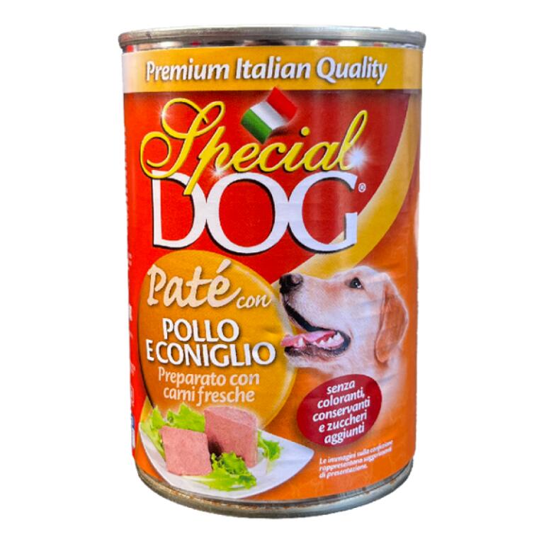 Patè cane con pollo e coniglio 400g Special Dog Monge