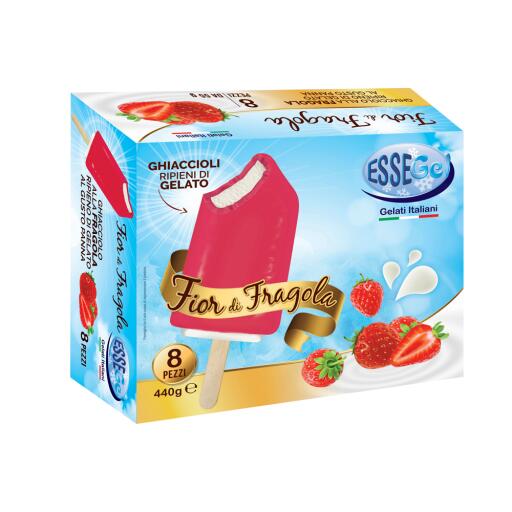 Fior di fragola 8 pezzi 440g Essegel