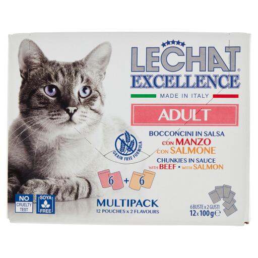 Mix Excellent Adulto Manzo/Salmone 1,2Kg LeChat