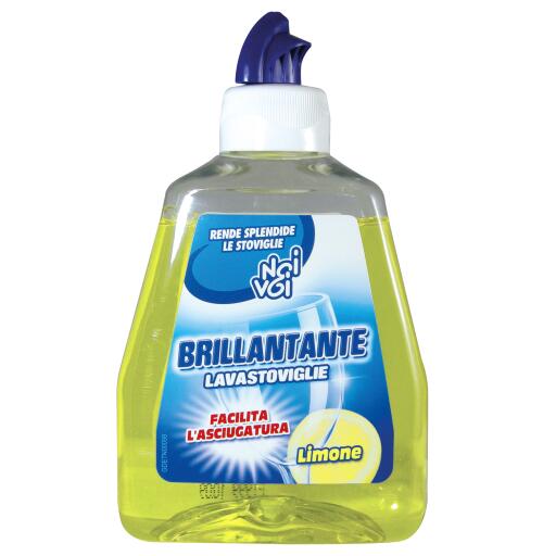 Brillantante per lavastoviglie al profumo di limone 250ml Noi&Voi