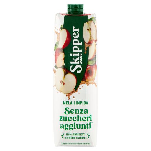 Skipper Brik Mela Senza Zuccheri 1L Zuegg