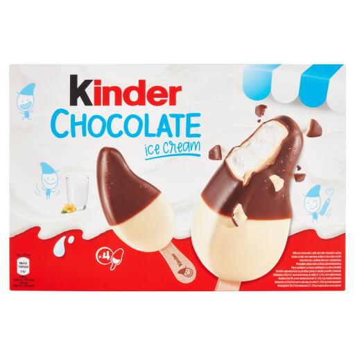 4 Kinder chocolate ice cream, 4 pezzi