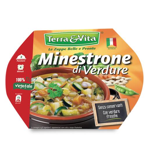 Minestrone di verdure 620g Terra&vita
