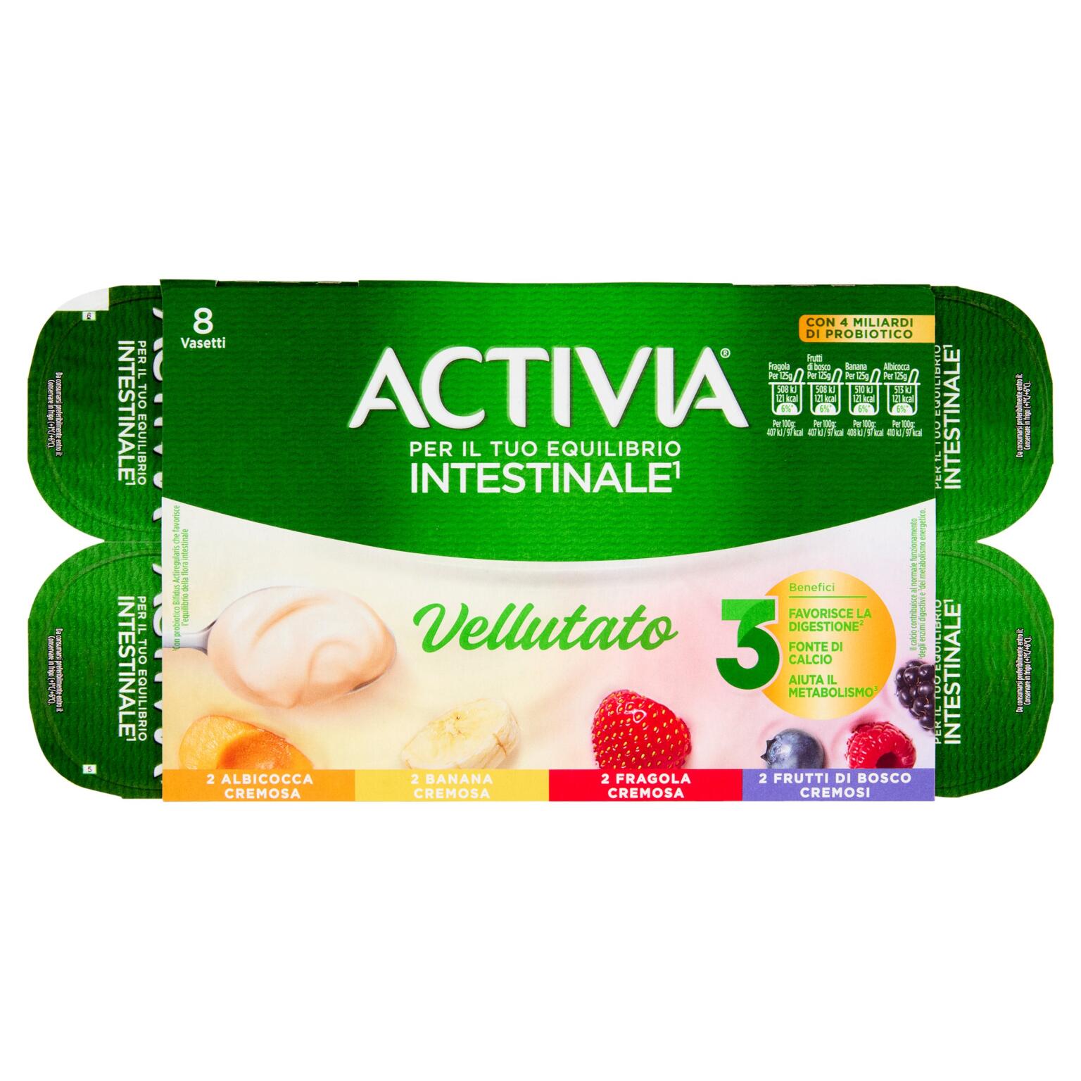 Yogurt activia 8x125g Vellutato