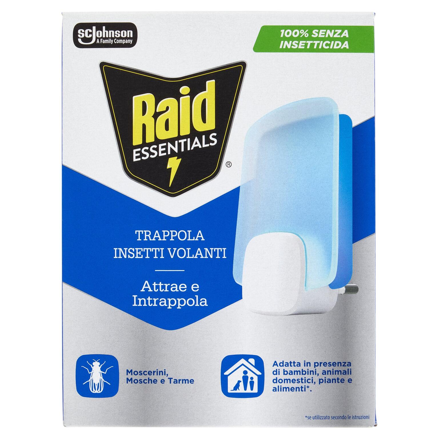 Raid Essential Trappola Led base insetti volanti