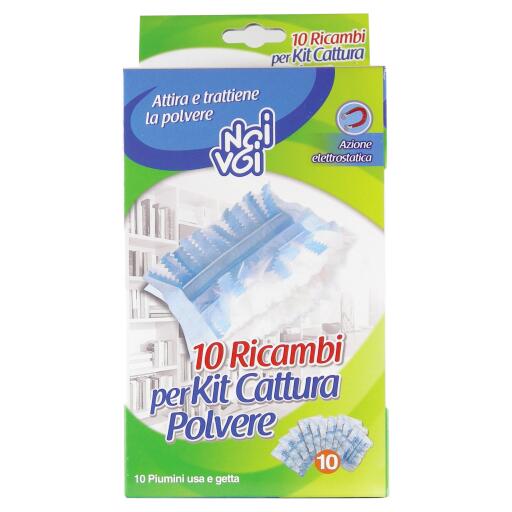 10 ricambi x kit catturapolvere Noi&Voi