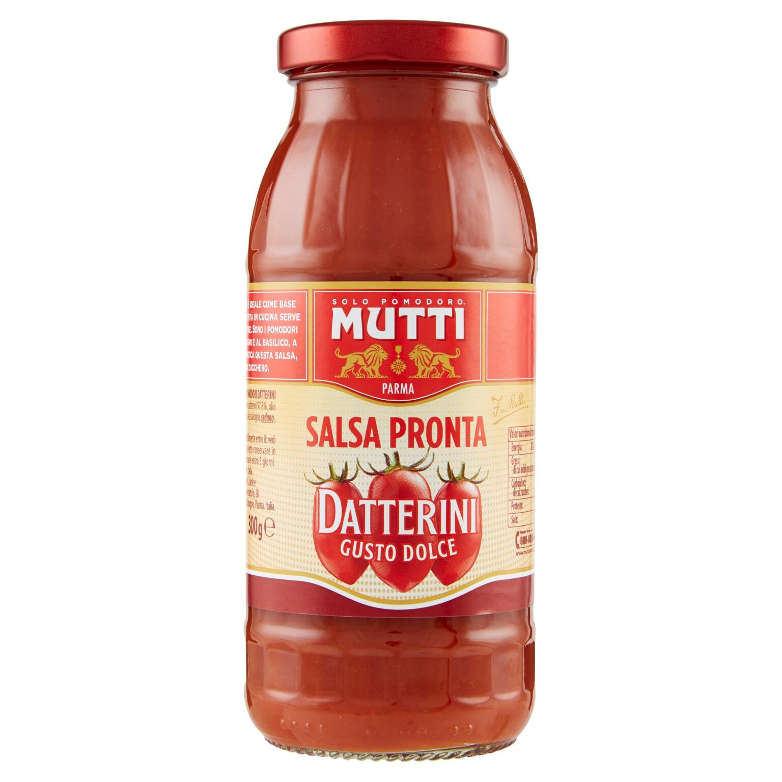 Salsa pronta datterini bottiglia 300g Mutti