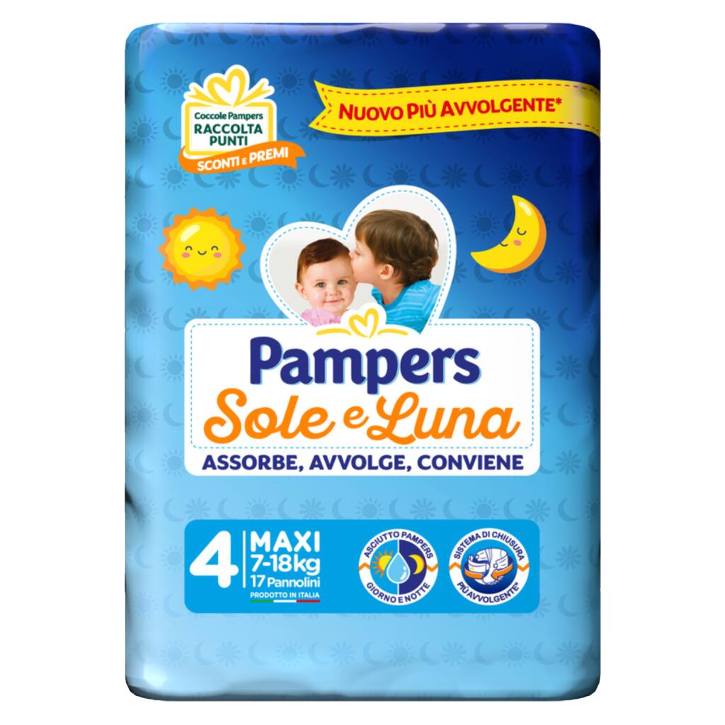 Pampers Sole&Luna Maxi 17pz