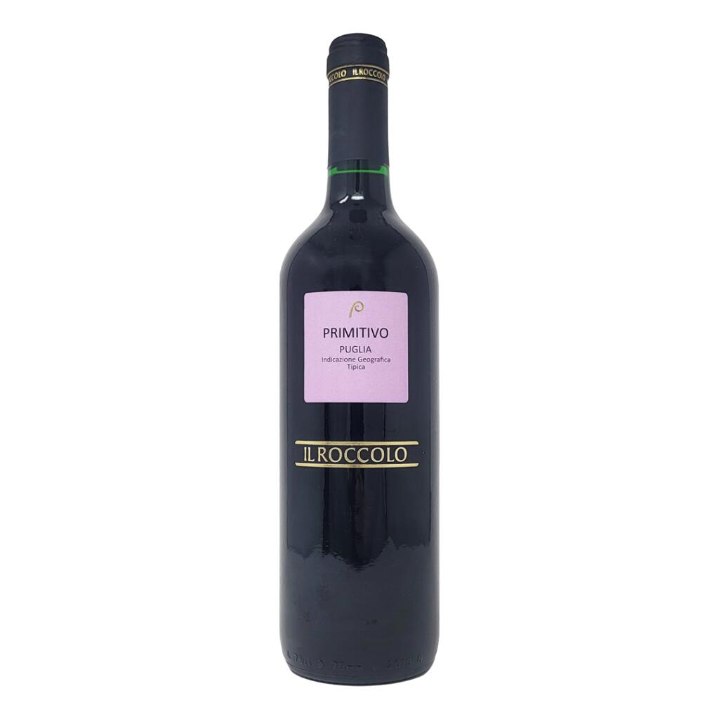 vino primitivo IGT di Puglia da 75cl Il roccolo