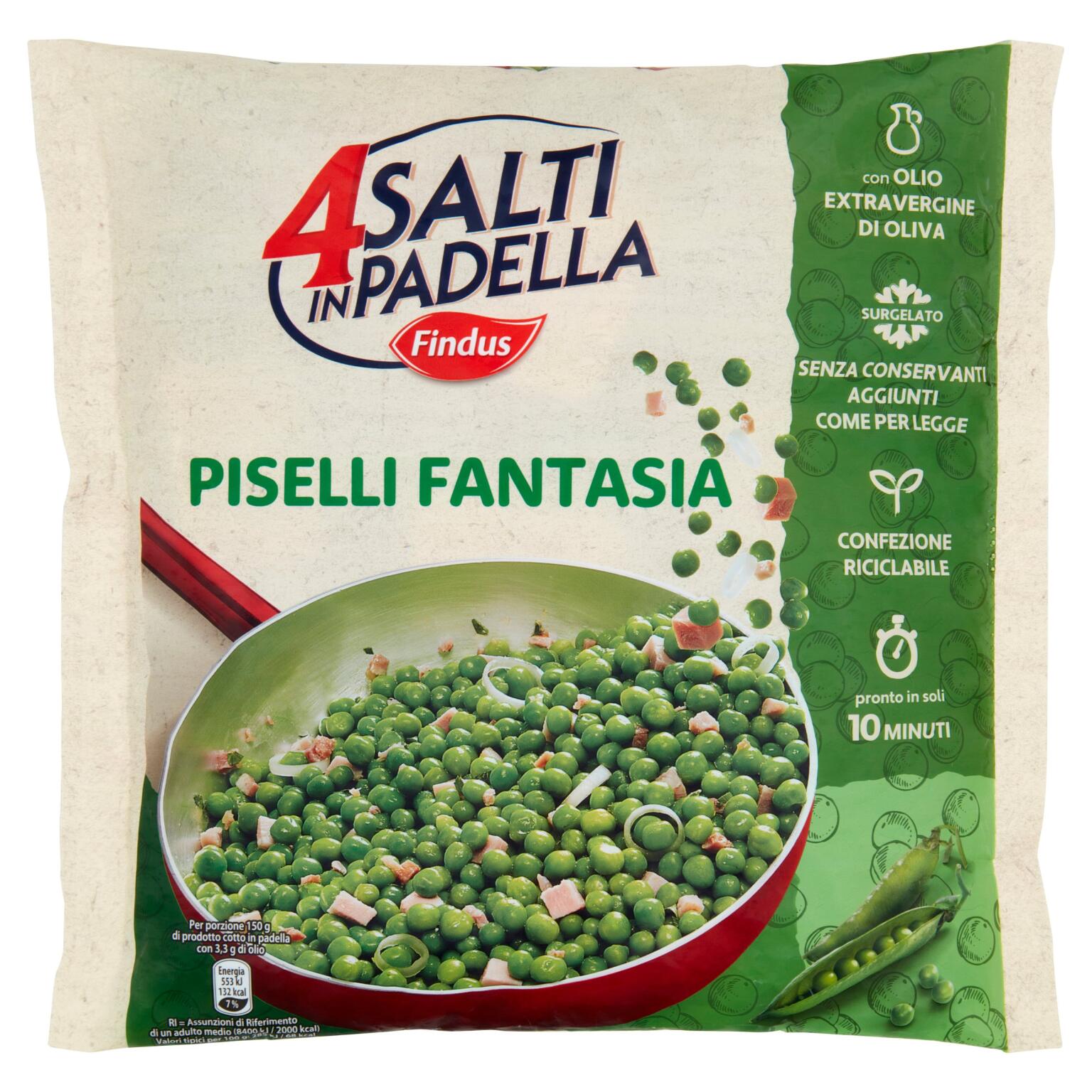Piselli Fantasia 450g salti in padella Findus