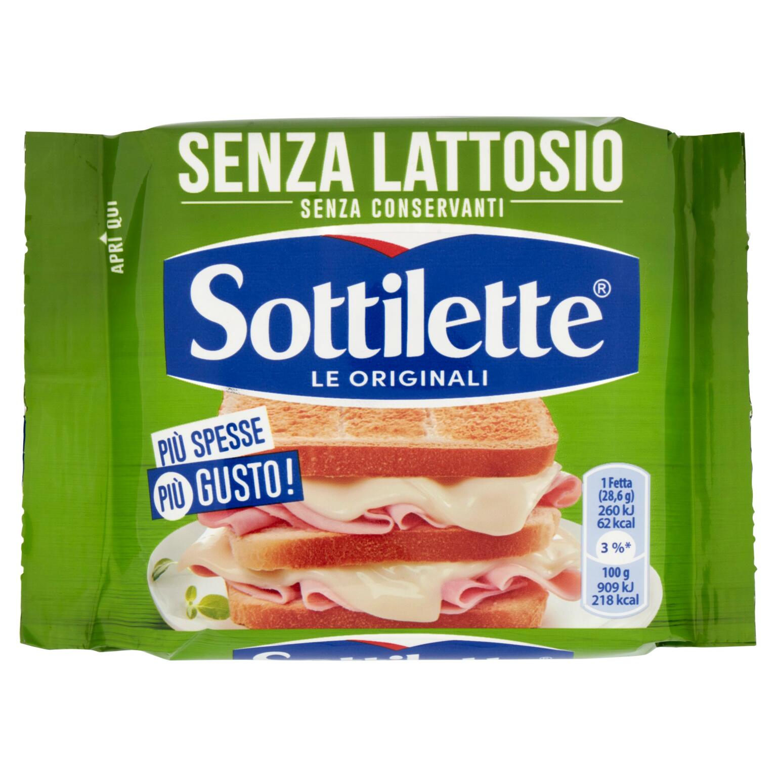 Sottilette Senza Lattosio 200g