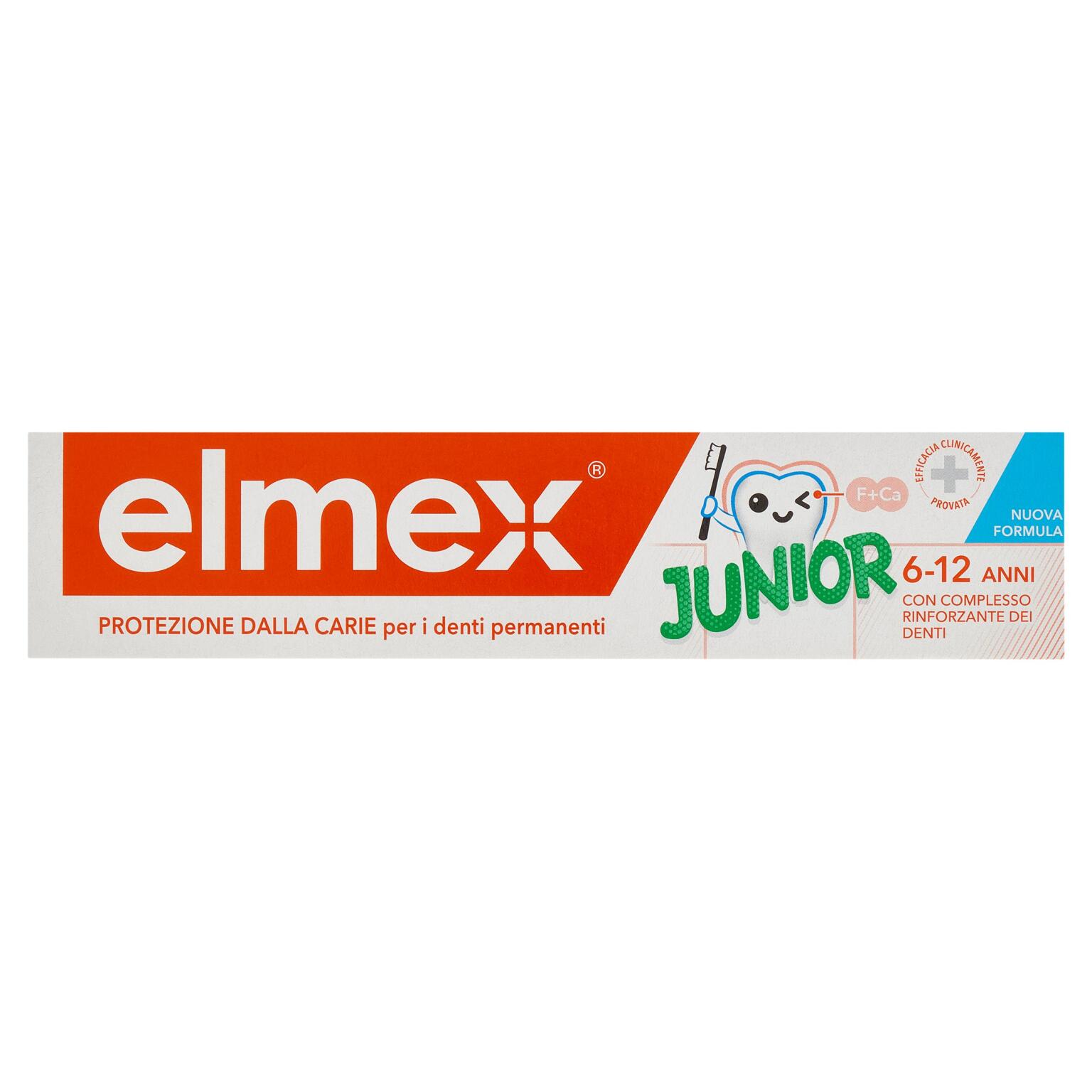 Dentifricio Elmex junior da 75ml Protezione carie