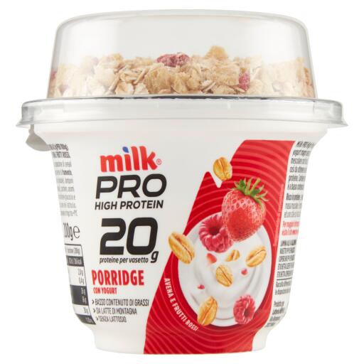 Porridge con Avena e Frutti Rossi 200g Pro