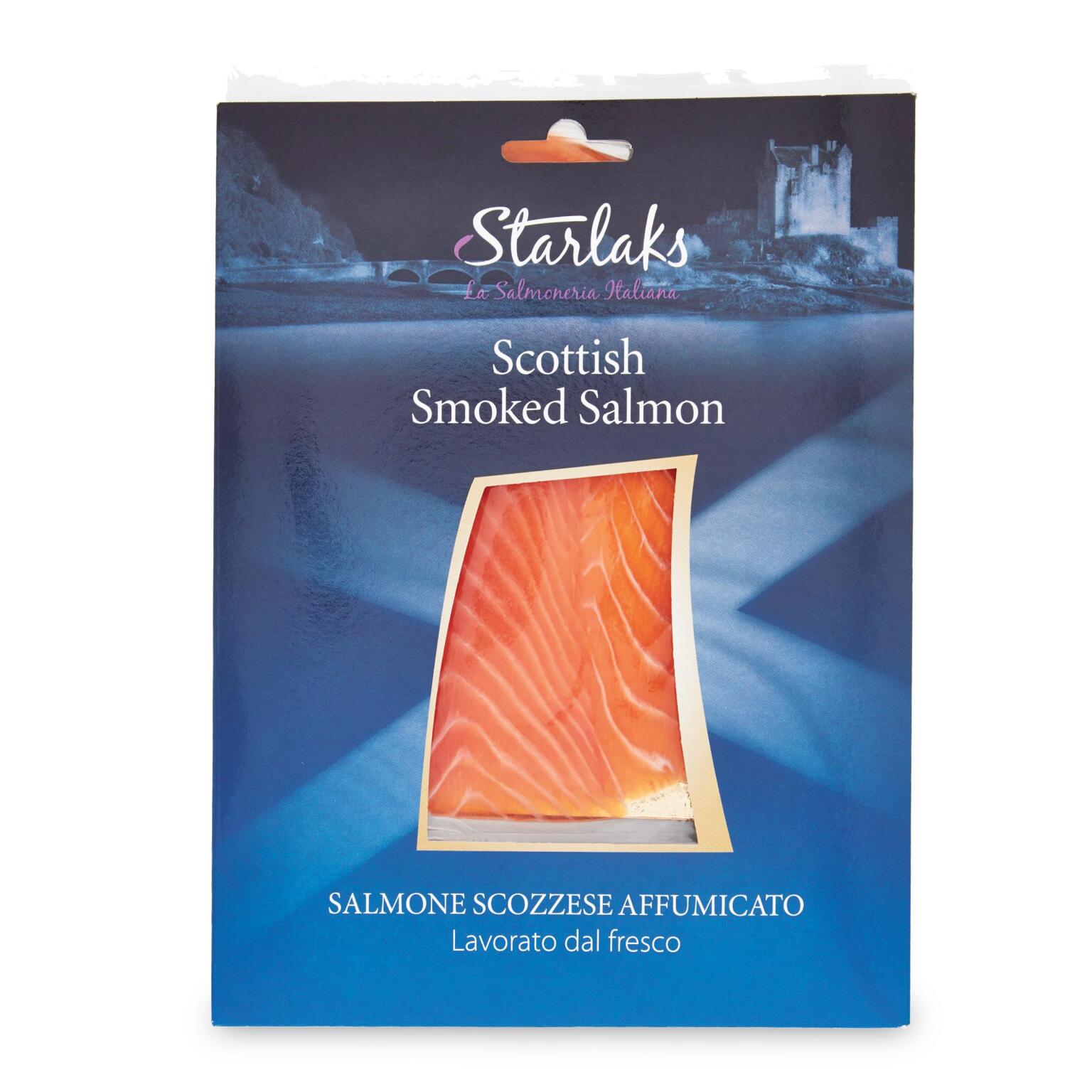 Salmone scozzese fetta lunga 100g Starlaks