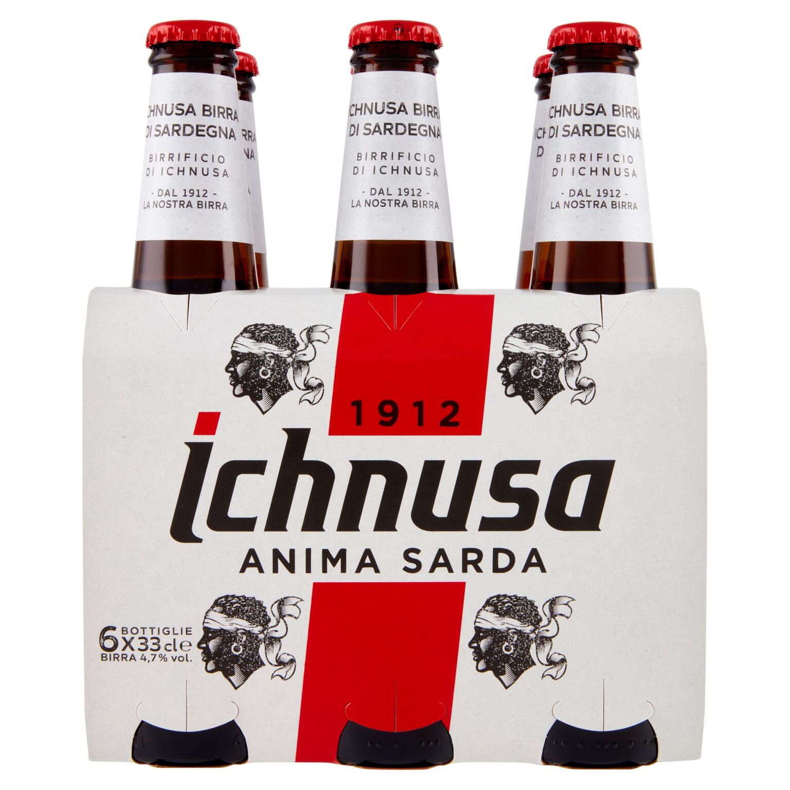 Birra Ichnusa Bionda Sardegna 6x33cl
