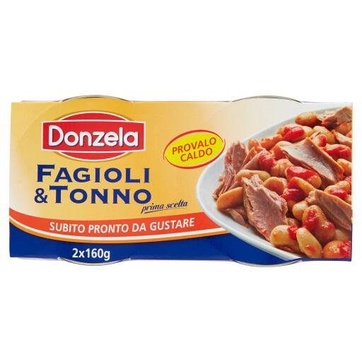 Tonno&Fagioli subito pronto da gustare 2x160g Donzela