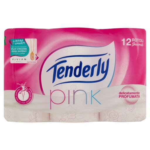 Carta Igienica Tenderly 12 rotoli Pink