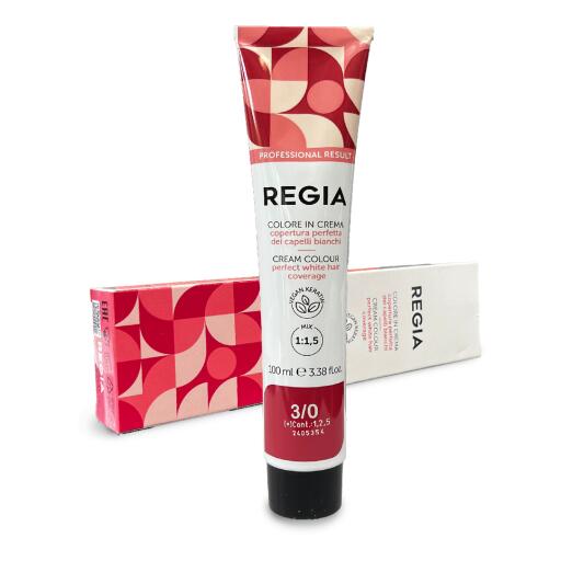 Colore crema 3/0 castano scuro da 100ml Regia