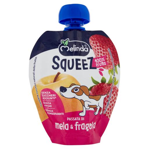 Squeez mela, fragola 90g Melinda