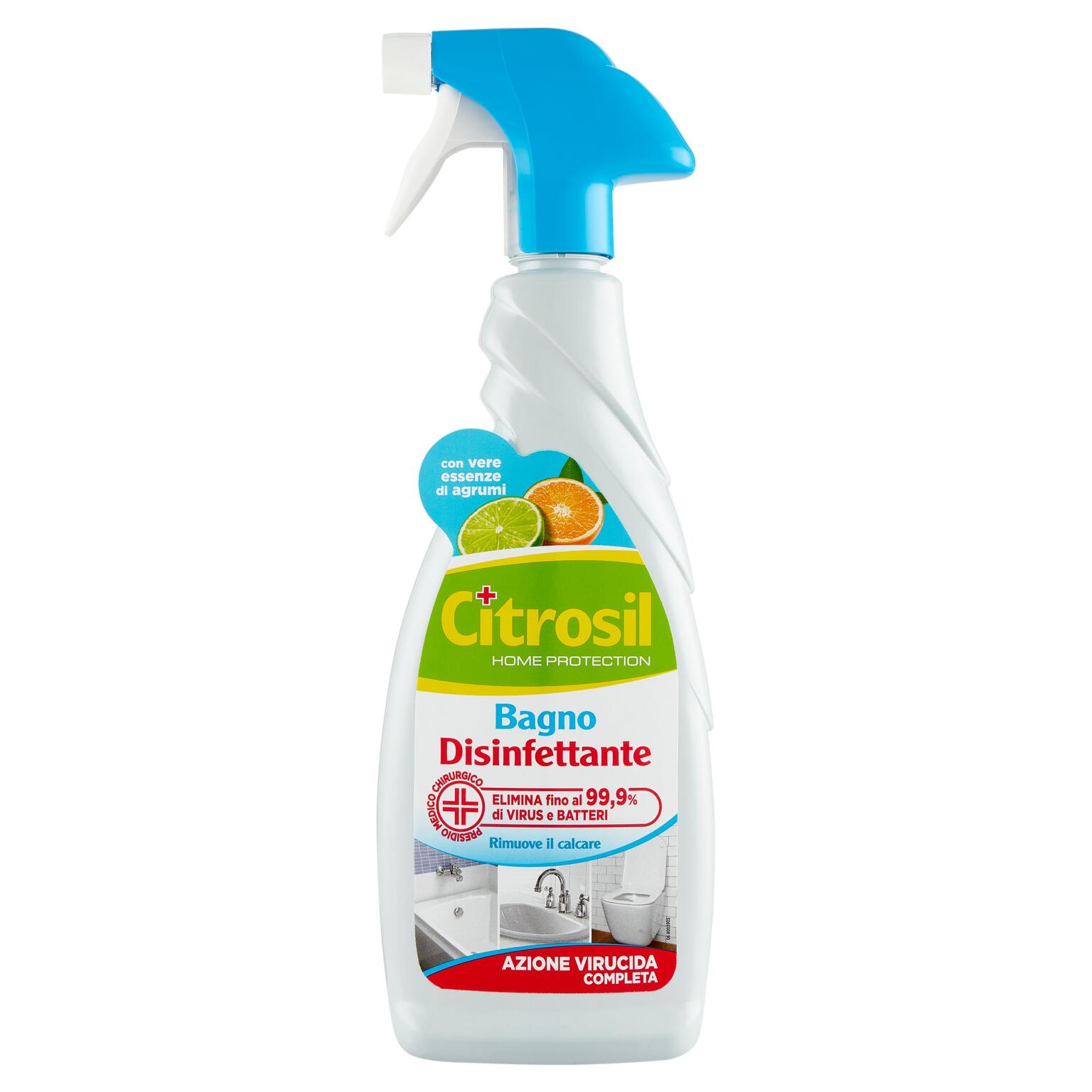 Sgrassatore bagno virucida 650ml Citrosil