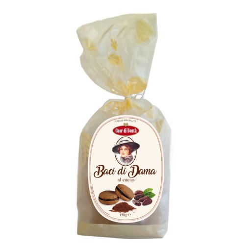 Baci di dama al cacao 150g Rippa