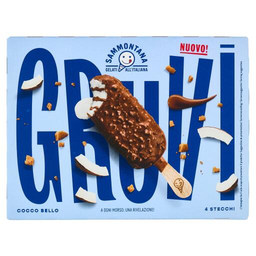 Stecco Gruvi Cocco Bello confezione da 4 pezzi 240g