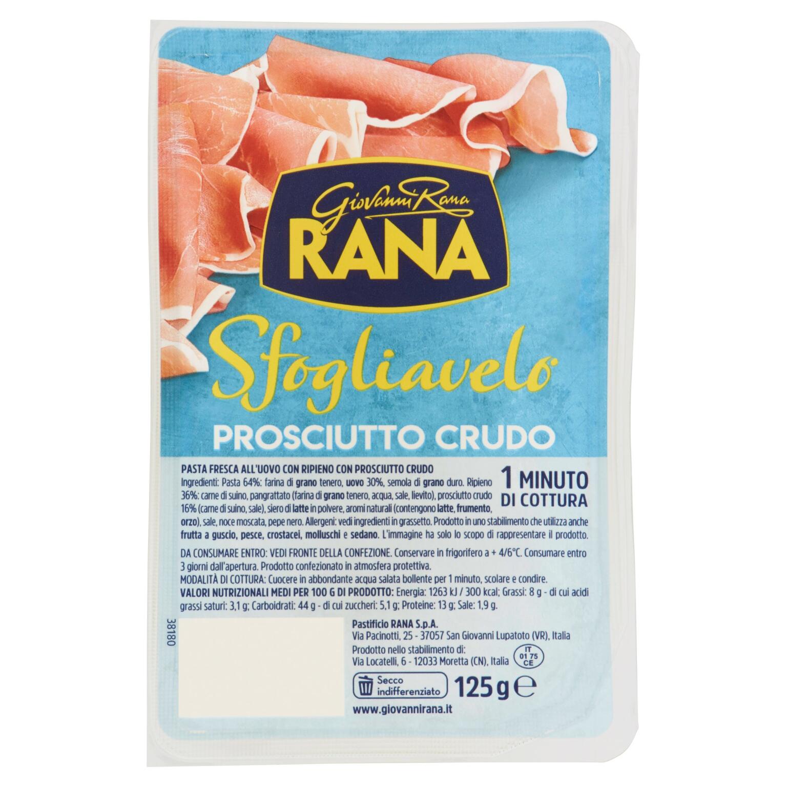 Sfogliavelo crudo 125g Giovanni Rana