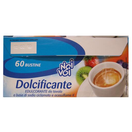Dolcificante ipocalorico 60 bustine Noi&Voi