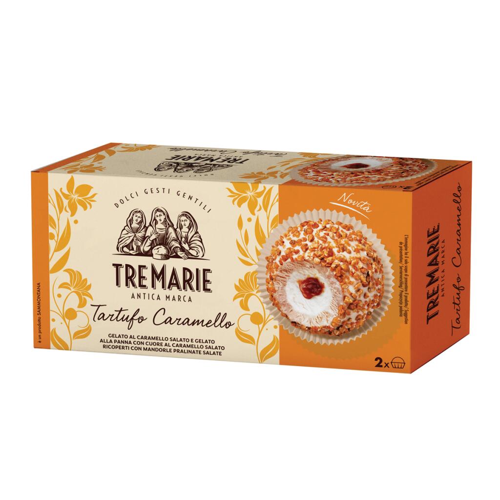Tartufo al Caramello Salato 2pezzi 180g Sammontana