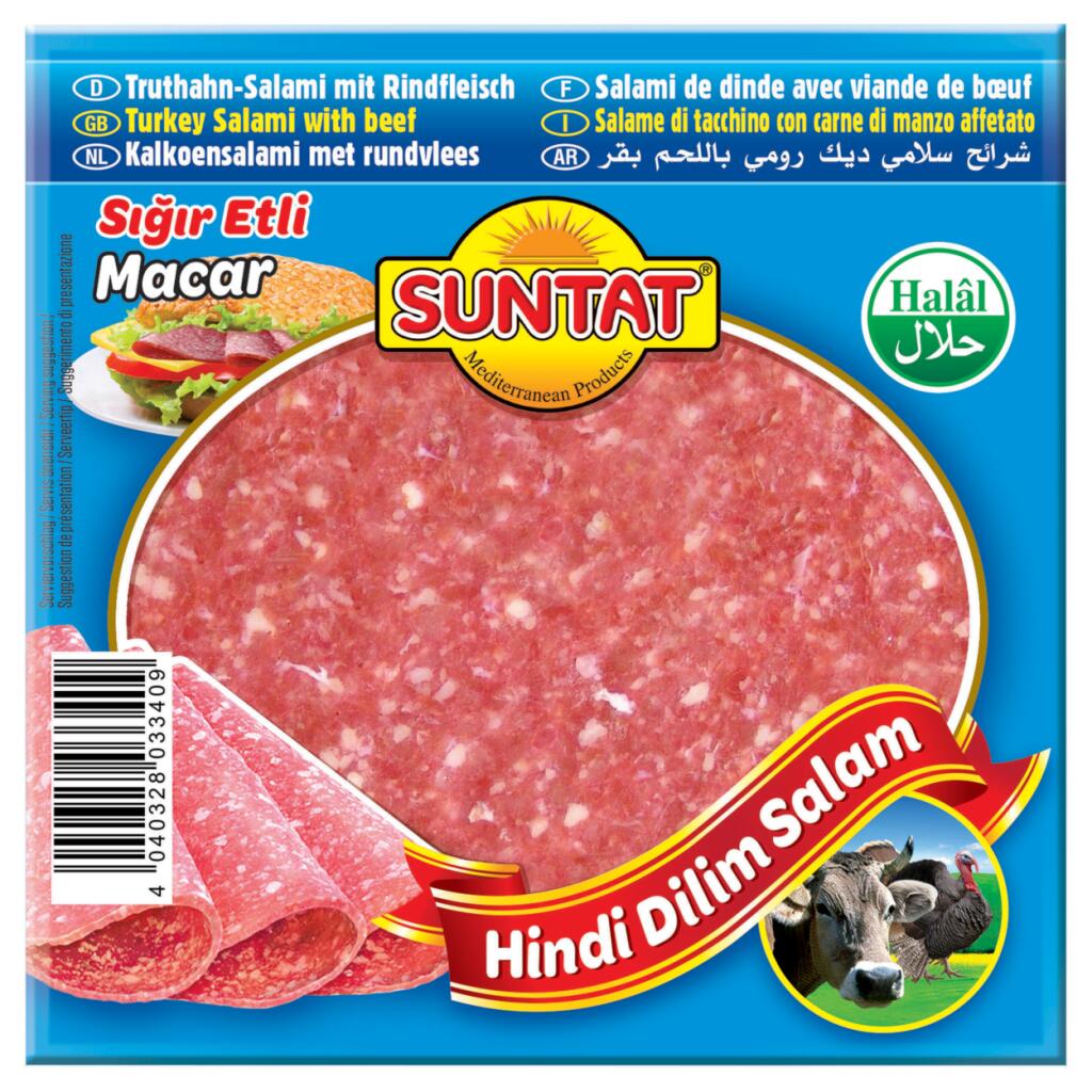 Salame di Tacchino con Manzo affettato 200g Suntat