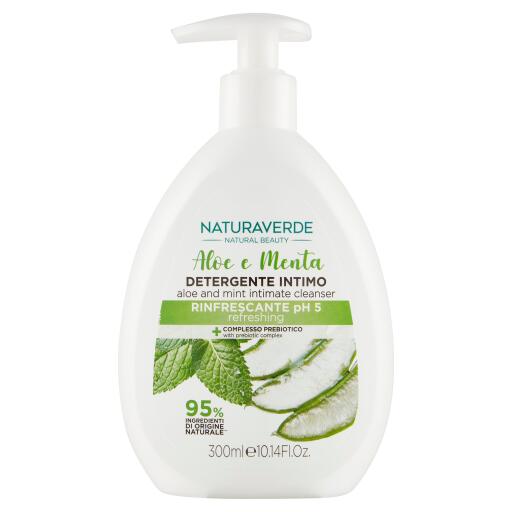 Detergente intino rinfrescante aloe e menta 300ml Naturaverde