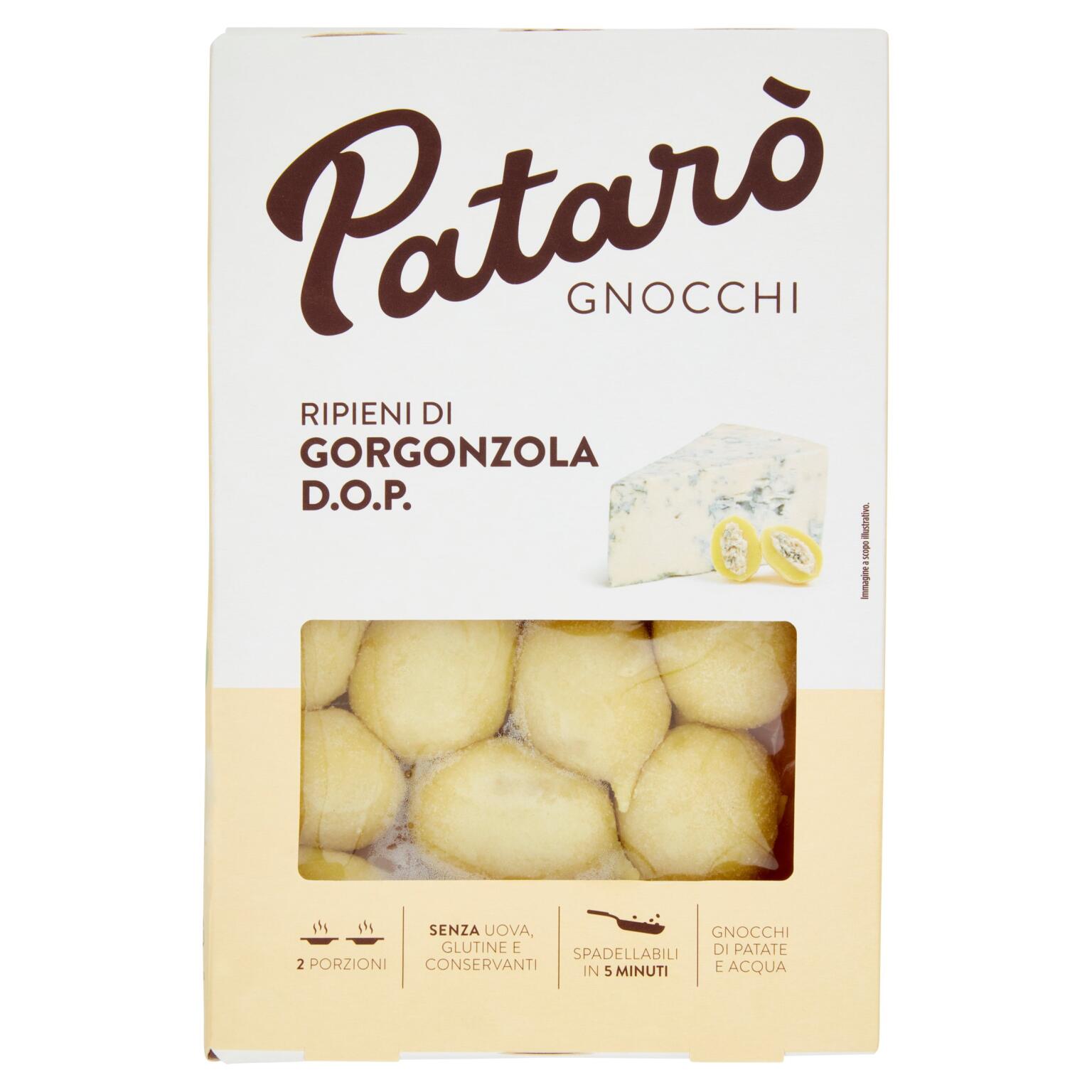 Gnocchi ripieni al gorgonzola DOP 400g Patarò
