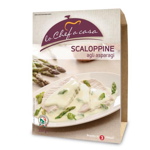 Scaloppine agli asparagi 220g Eurochef