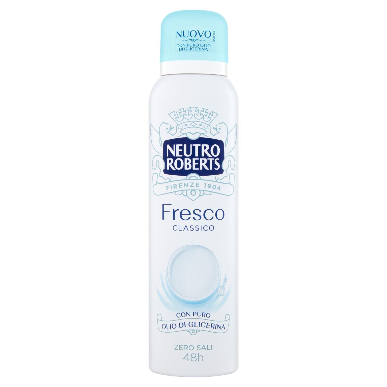 Deodorante spray blu fresh 150ml Roberts
