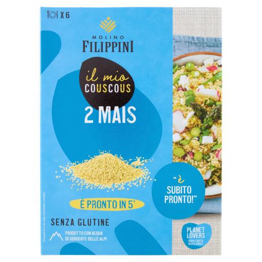 Cous Cous Due Mais (mais bianco e giallo)375g