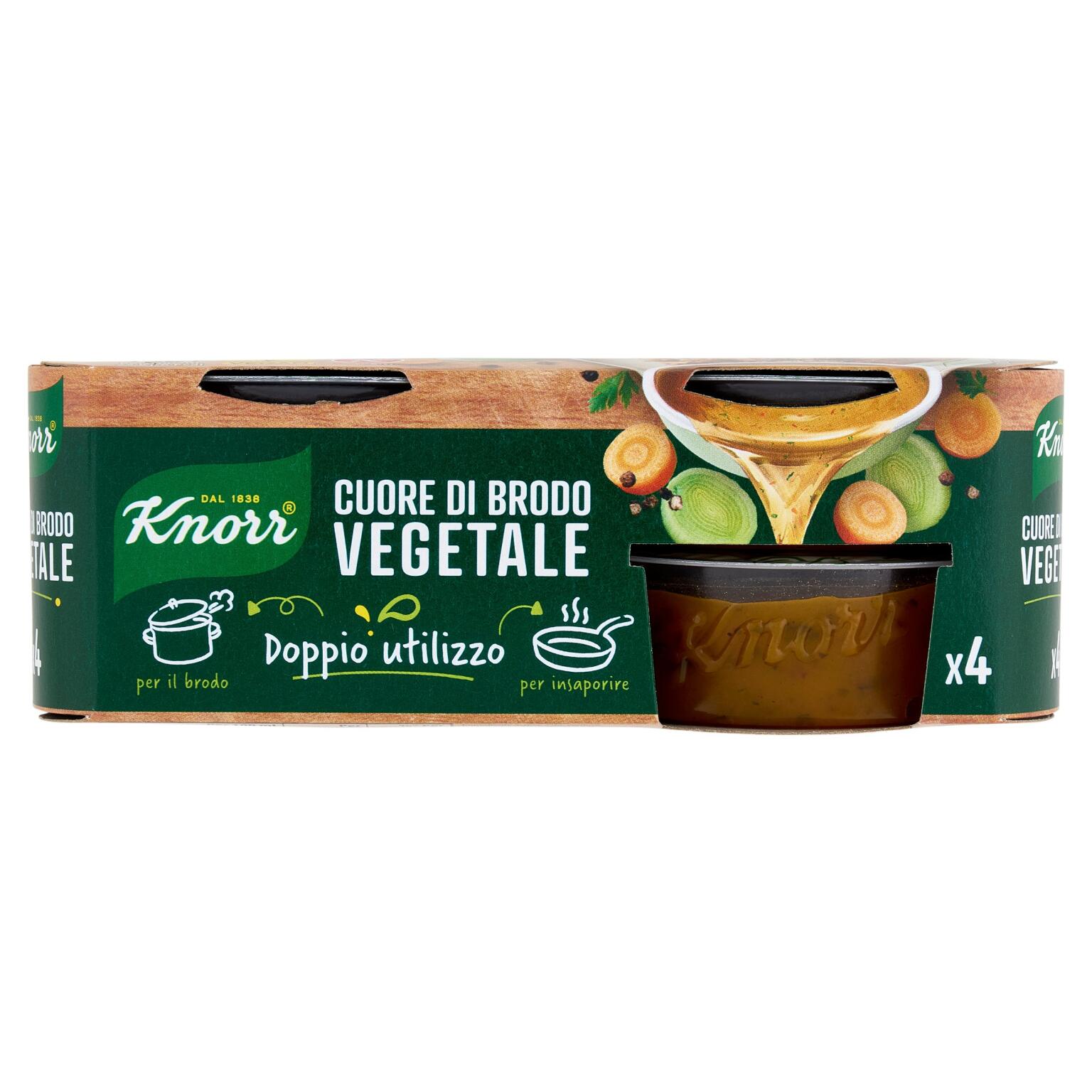 Cuore di Brodo vegetale da 4x28g Knorr