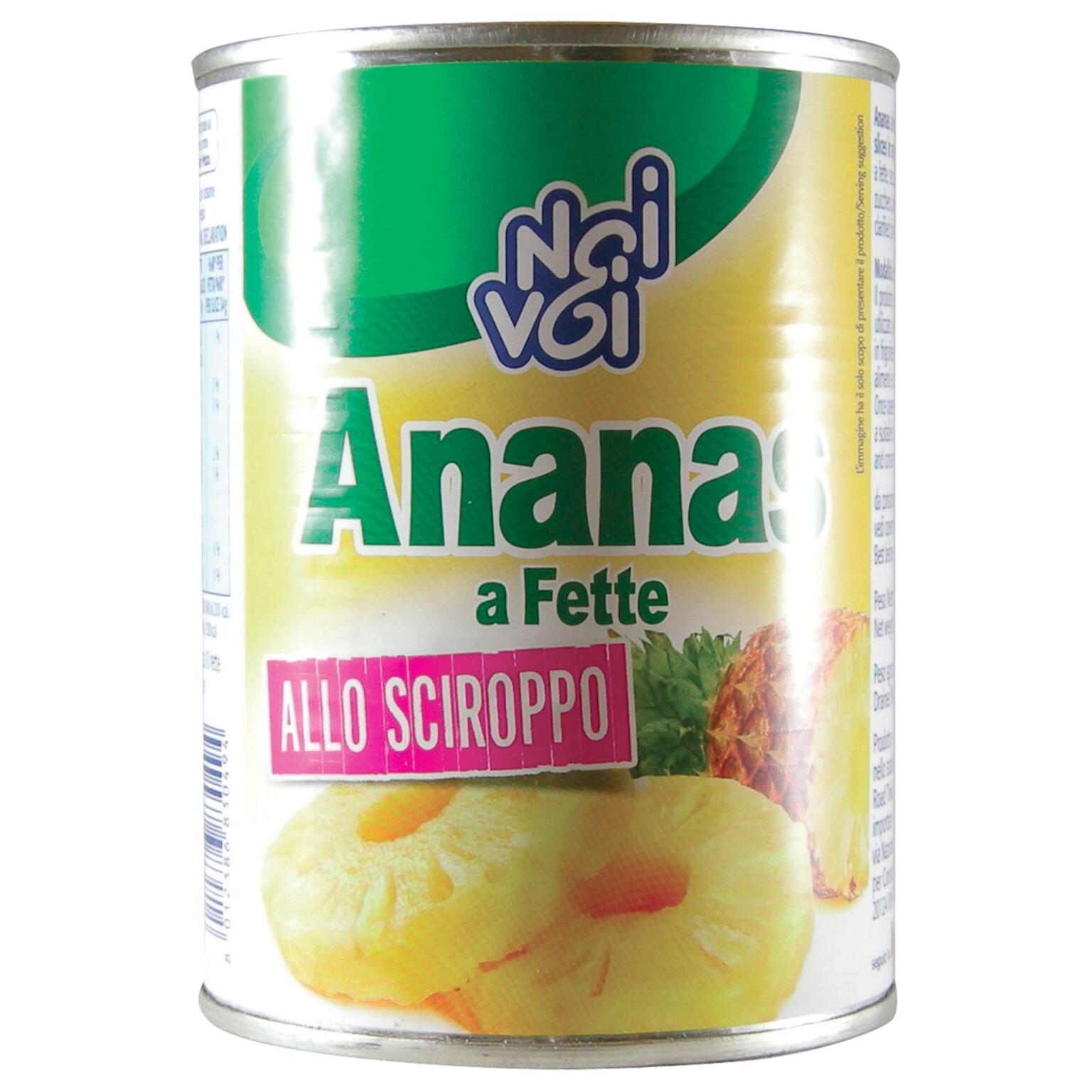 Ananas allo sciroppo 560g Noi&Voi
