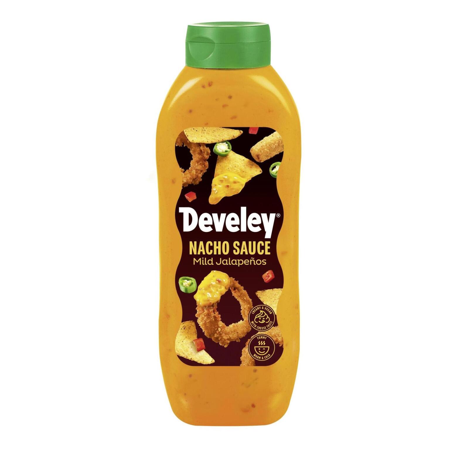 Salsa Nacho(salsa vegana al gusto formaggio) Squeeze 875ml Develey